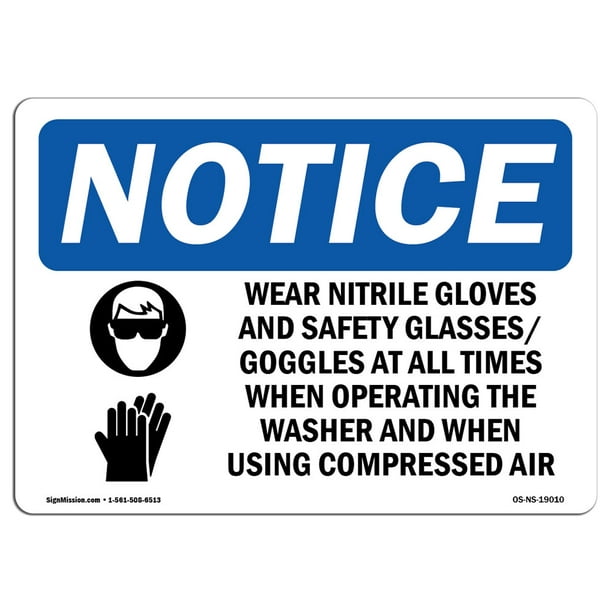 All Compressed Air Sign With SymbolHeavy Duty Sign or Label OSHA Notice